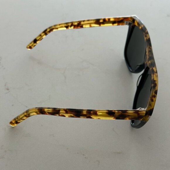 SAINT LAURENT Flat Top SL1 Tortoise Shell Sunglasses - Picture 4 of 11